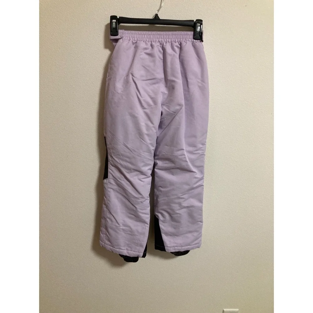 Swisstech Swiss Tech Girls Size Medium (7-8) Snow Pants Black Purple Lavendar - Picture 5 of 11